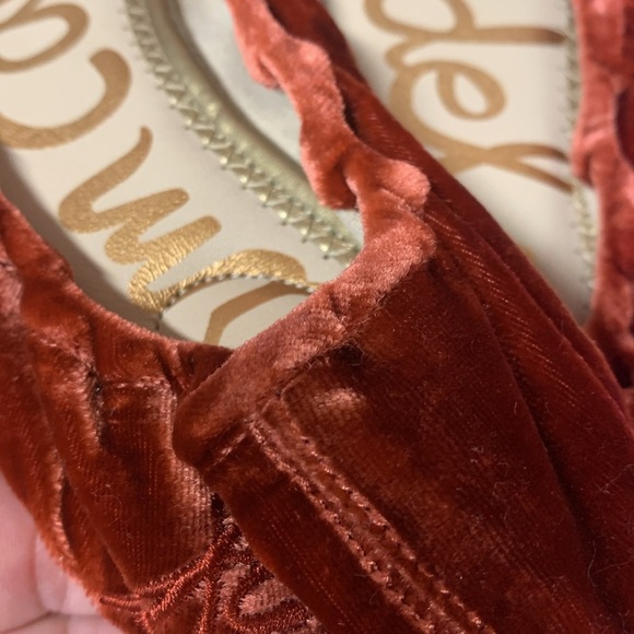 Sam Edelman Velvet Ballet Flat, size 8 - Picture 4 of 6